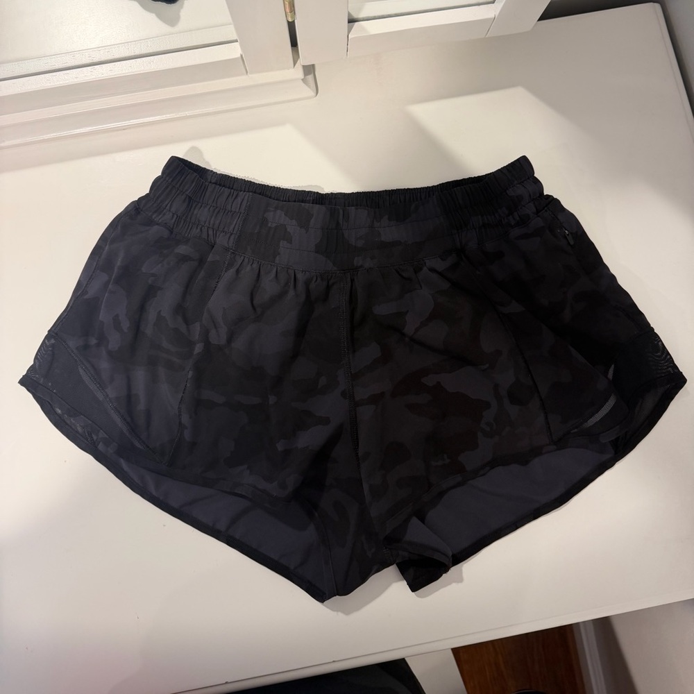 Lululemon Camo Hotty Hot Shorts
